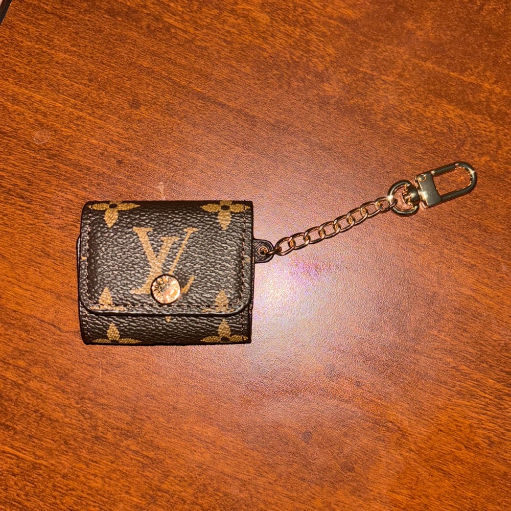 Upcycled LV AirPod Pro case